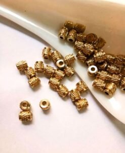 5MM Brass Pipe Geometric Beads