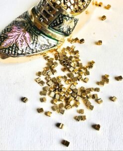 2MM Brass Square Geometric Beads