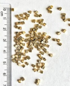 Alternative view of 2MM Brass Square Geometric Beads