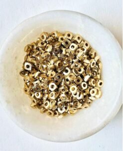 Alternative view of 2MM Brass Donuts Geometric Beads
