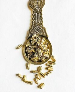 Alternative view of 10MM Brass Pipe Geometric Beads