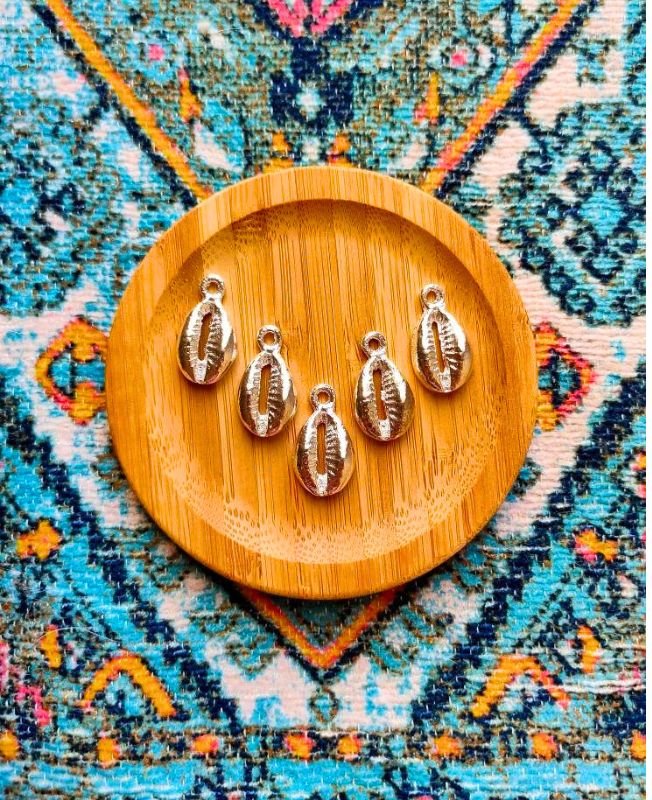 Silver Filled Shell Charms