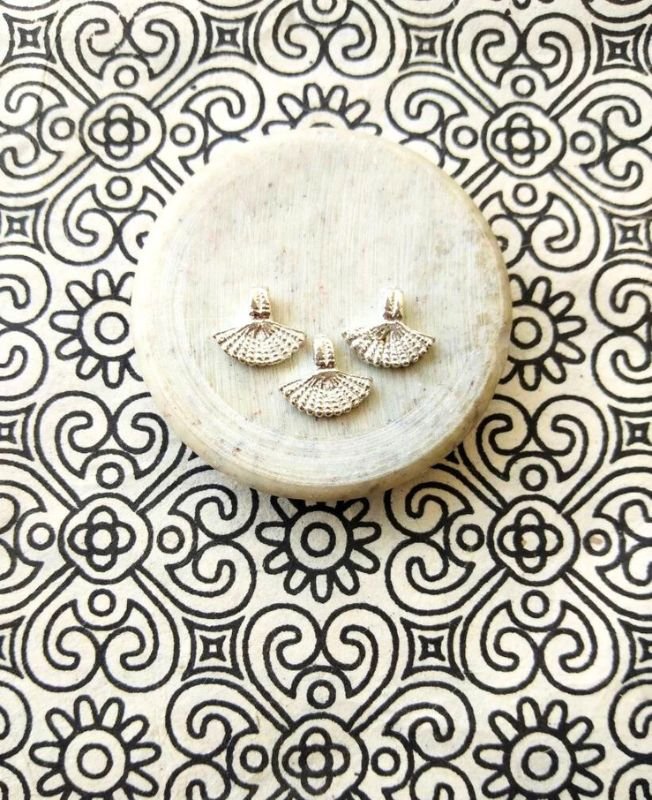 Silver Filled Shell Charms