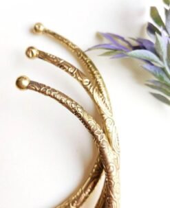 Alternative view of Ornate Finish Brass Choker Set