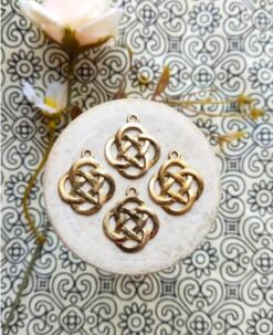 Celtic Knot Brass Special Charms