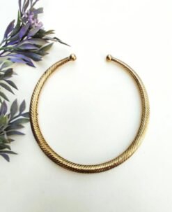 Alternative view of Twist Rope Finish Brass Choker Set