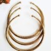 Vintage Garden Torque Brass Choker Set