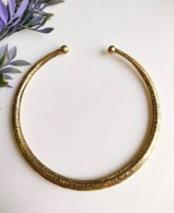 Alternative view of Tribal Finish Brass Choker Set