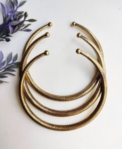 Braided Finish Brass Choker Set