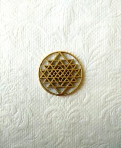 Alternative view of Intricate Sacred Disc Brass Special Charms