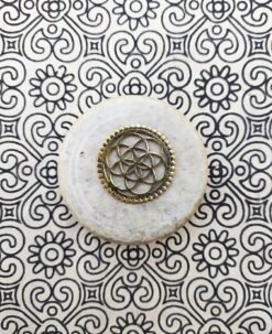 Celestial Bloom Brass Disc Brass Special Charms