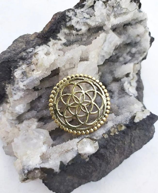 Celestial Bloom Brass Disc Brass Special Charms - Image 2