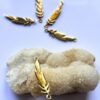 Charming Feather Connector Brass Special Charms