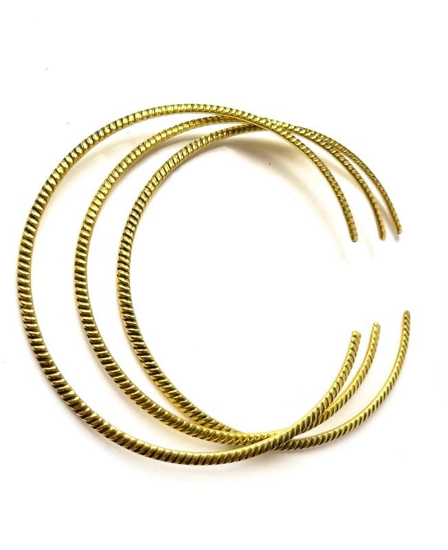 Twisted Rope Choker Brass Choker Set - Image 2