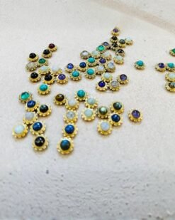 13mm Floret Grooved Connectors for Micro Macrame