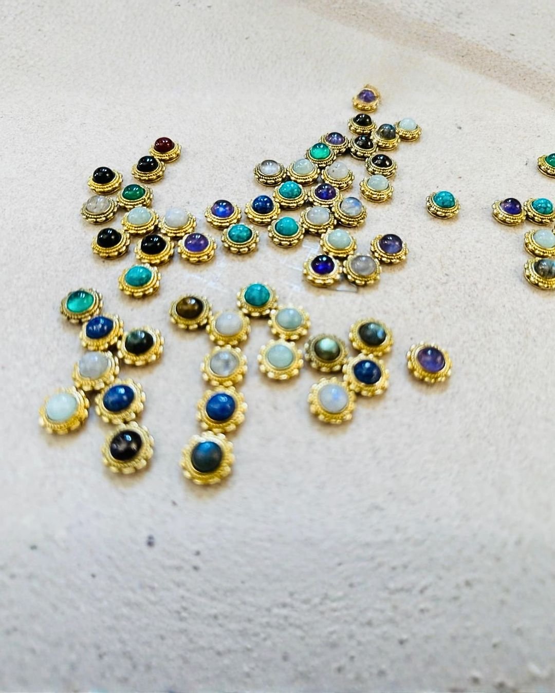 13mm Floret Grooved Connectors for Micro Macrame