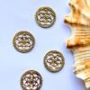 Interlock Seed of Life Pendant Brass Special Charms