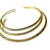 Twisted Rope Choker Brass Choker Set