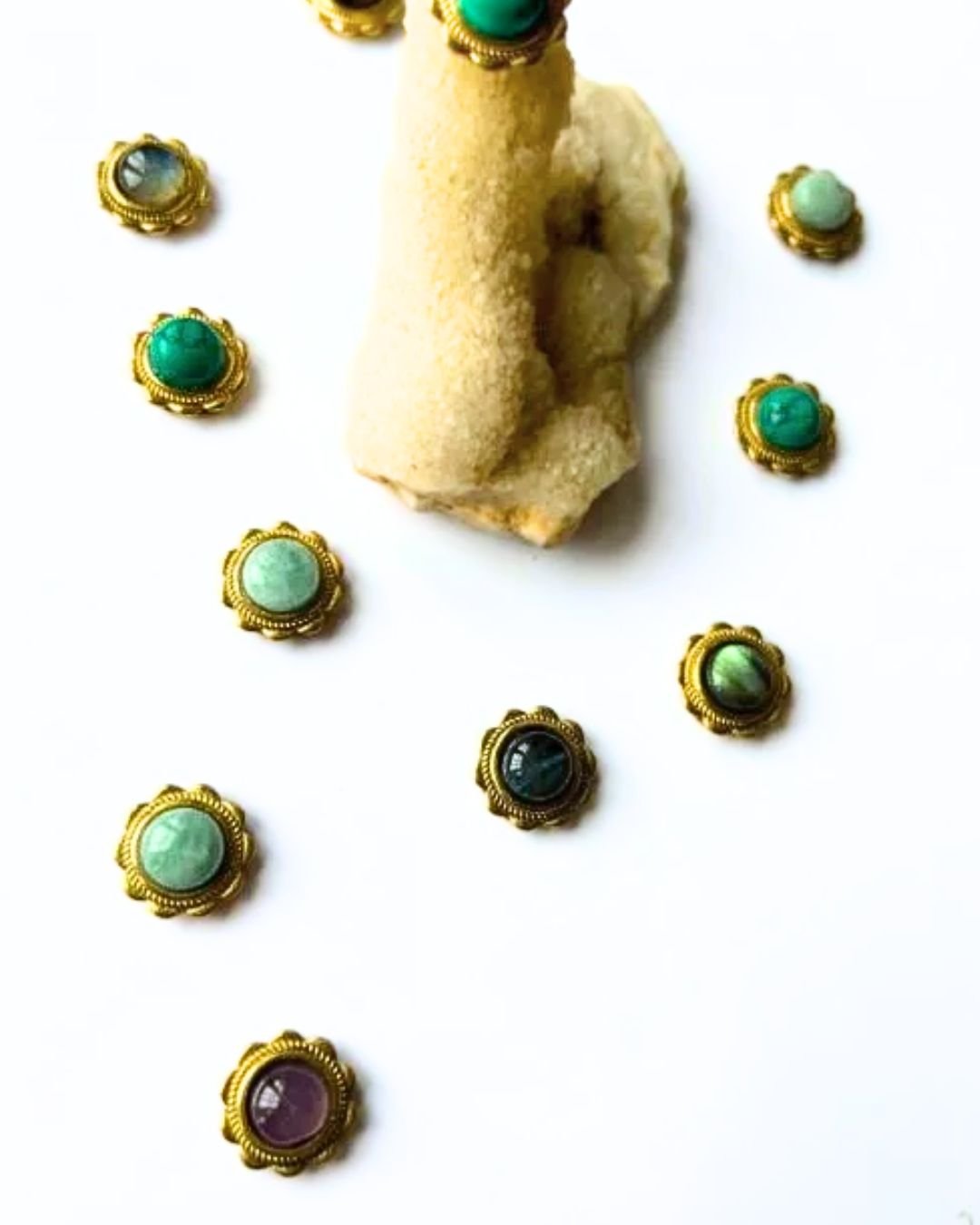 13mm Floret Grooved Connectors for Micro Macrame - Image 2