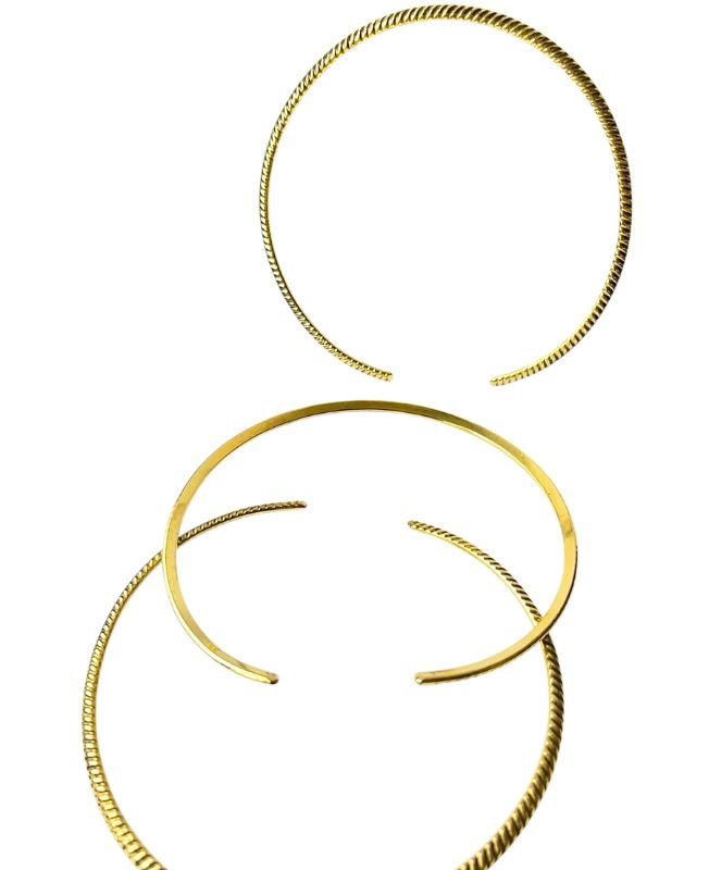 Twisted Rope Choker Brass Choker Set - Image 3