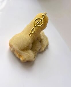 Treble Clef Music Connector Brass Special Charms