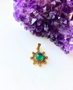 1/3/10 Pieces Intricate Floral Mandala Brass Pendant