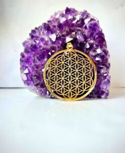 1/3/10 Pieces Crafted Flower Pattern Brass Pendant