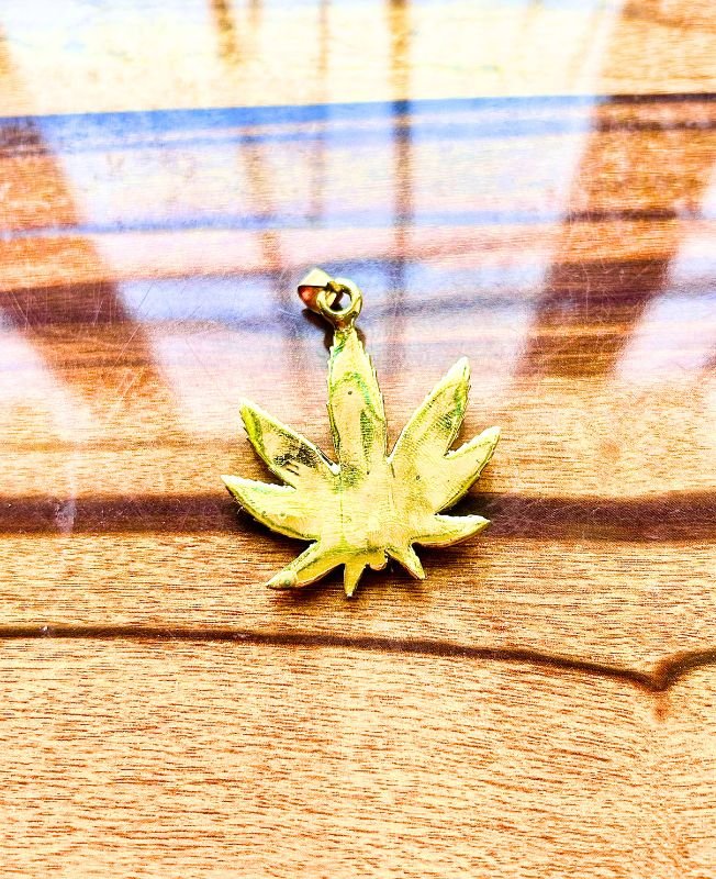 1/3/10 Pieces Cannabis Leaf Brass Pendant - Image 3
