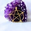 1/3/10 Pieces Pentagram Star Brass Pendant