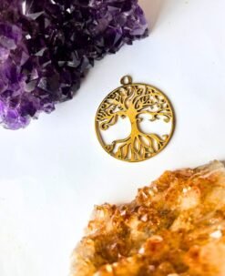 1/3/10 Pieces Beautiful Tree Mandala Brass Pendant
