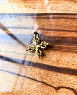 Alternative view of 1/3/10 Pieces Vajra Cross Brass Pendant