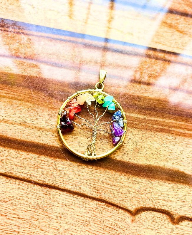 1/3/10 Pieces Seven Colored Disc Brass Pendant - Image 2