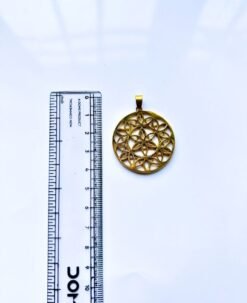 Alternative view of 1/3/10 Pieces Versatile Flower Geometry Brass Pendant