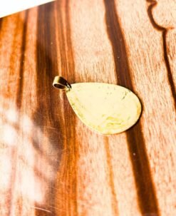 Alternative view of 1/3/10 Pieces Hammered Teardrop Brass Pendant