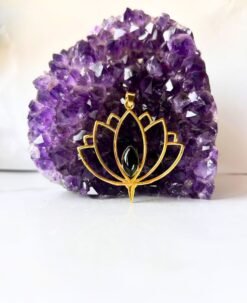 1/3/10 Pieces Lotus Flower Brass Pendant
