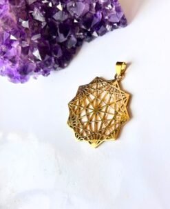 Alternative view of 1/3/10 Pieces Geometric Sacred Star Brass Pendant