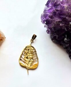 1/3/10 Pieces Leaf Openwork Brass Pendant