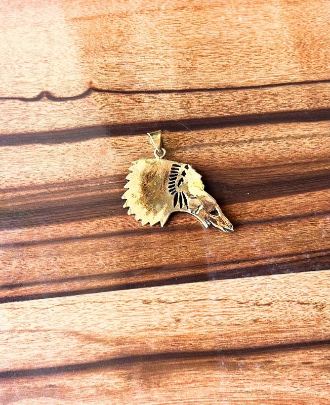 1/3/10 Pieces Tribal Chief Brass Pendant - Image 2