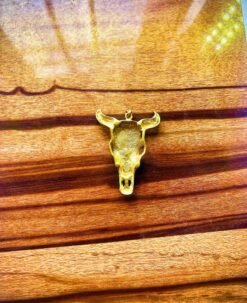 Alternative view of 1/3/10 Pieces Horned Bull Skull Brass Pendant