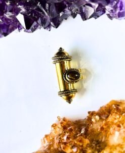 Alternative view of 1/3/10 Pieces Cylindrical Amulet Brass Pendant