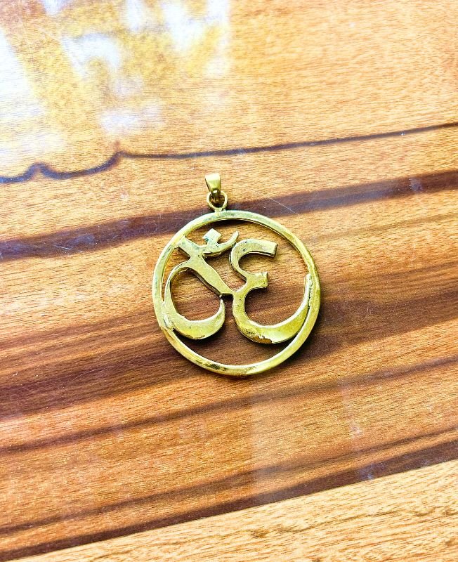 1/3/10 Pieces Om Symbol Brass Pendant - Image 3