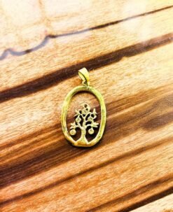 Alternative view of 1/3/10 Pieces Tree of Life Oval Brass Pendant