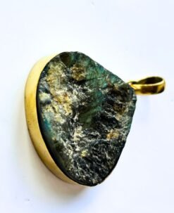 Alternative view of 1/3/10 Pieces Labradorite Teardrop Brass Pendant