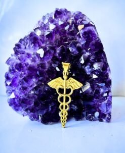 1/3/10 Pieces Caduceus Symbol Brass Pendant