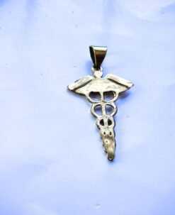 Alternative view of 1/3/10 Pieces Caduceus Symbol Brass Pendant