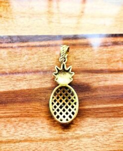 Alternative view of 1/3/10 Pieces Pineapple Cutwork Brass Pendant