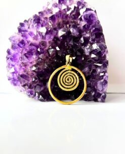 1/3/10 Pieces Dynamic Spiral Brass Pendant