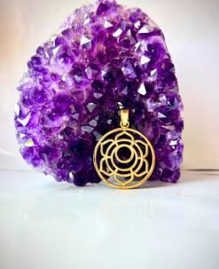 1/3/10 Pieces Lotus Geometry Brass Pendant