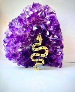1/3/10 Pieces Curved Serpent Brass Pendant