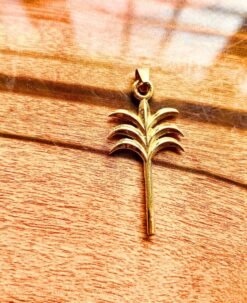 Alternative view of 1/3/10 Pieces Stylized Palm Leaf Brass Pendant